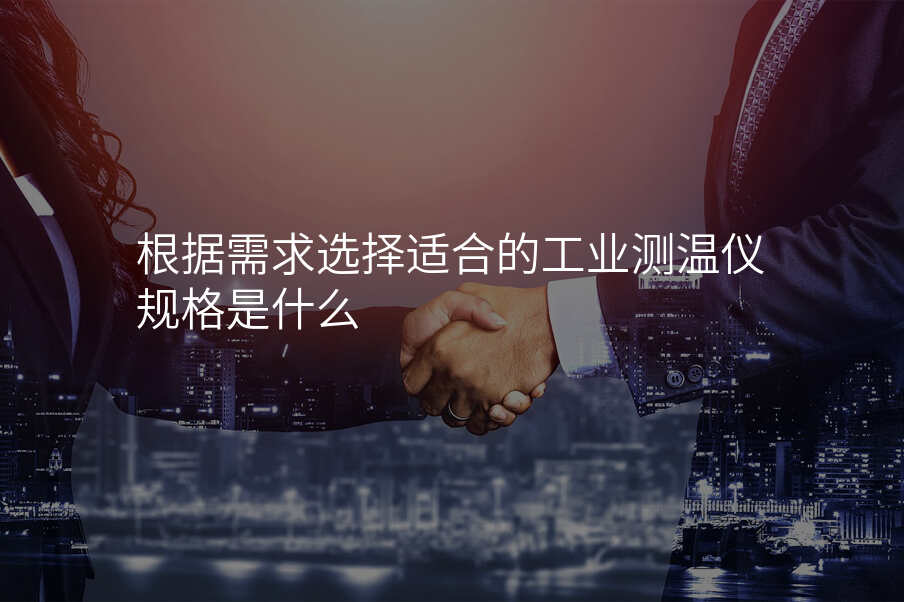 根据需求选择适合的工业测温仪规格是什么