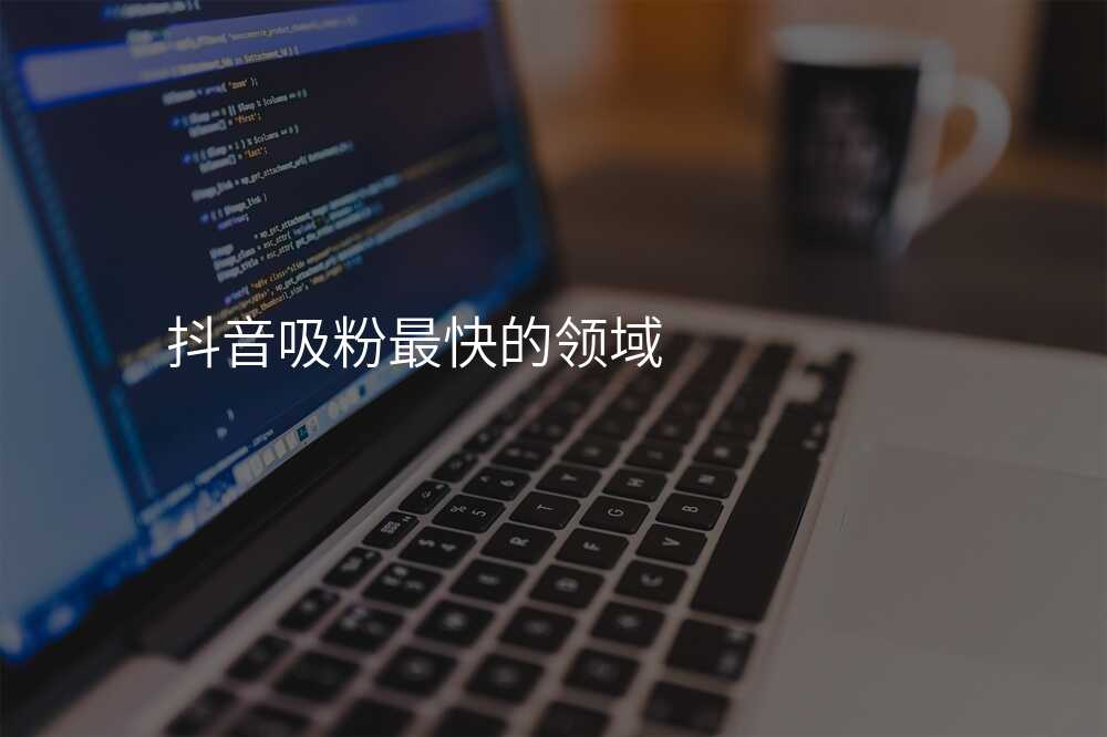 抖音吸粉最快的领域