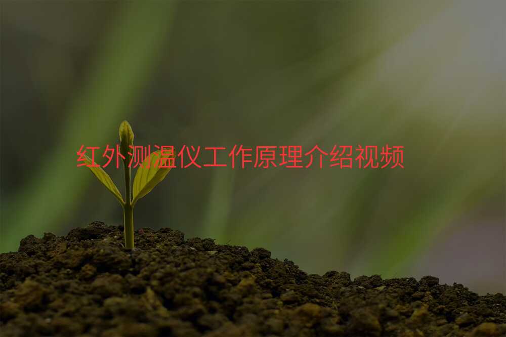 红外测温仪工作原理介绍视频