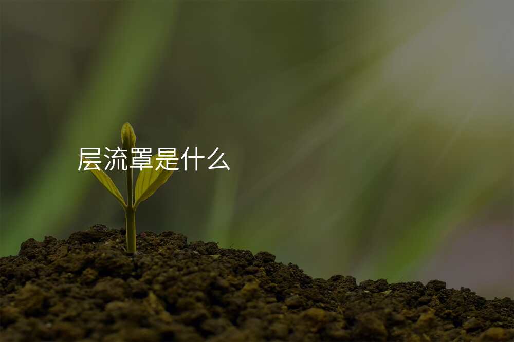 层流罩是什么