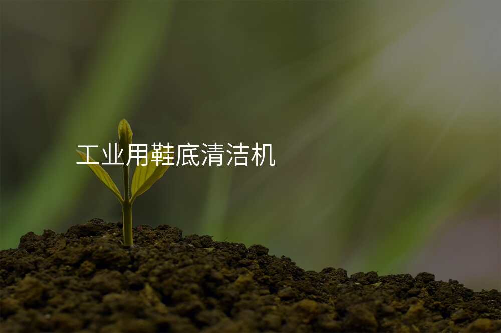 工业用鞋底清洁机