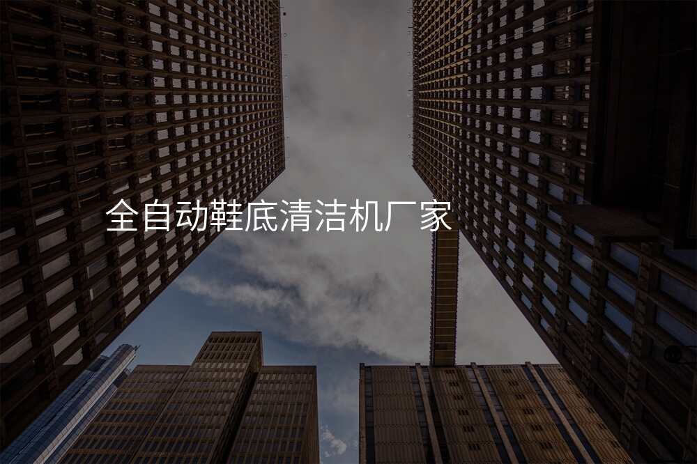 全自动鞋底清洁机厂家