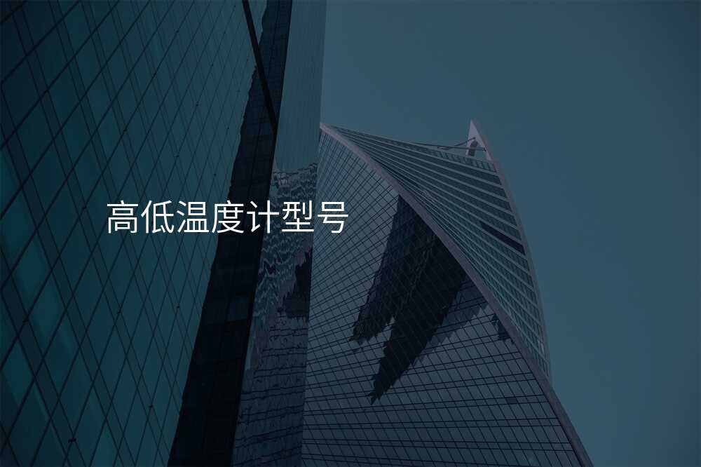 哪种高温计规格更符合你的需求?