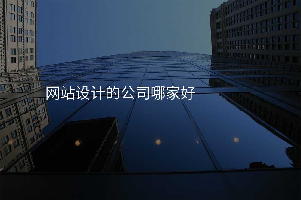 网站设计的公司哪家好