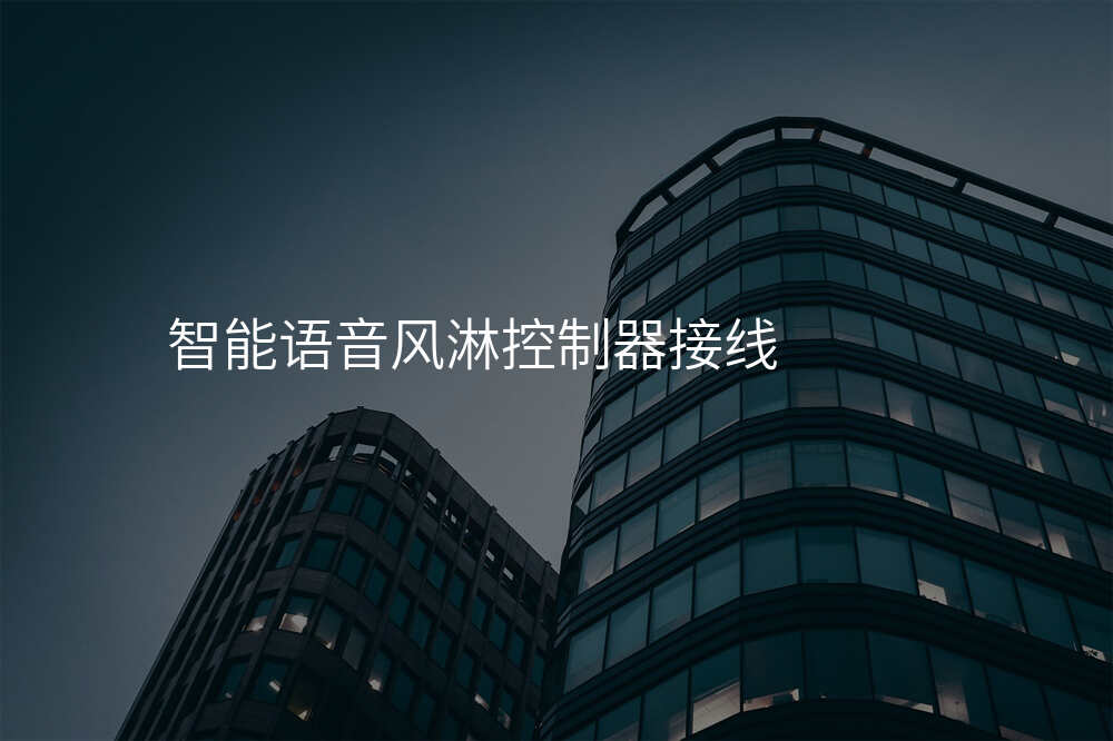 智能语音风淋控制器接线