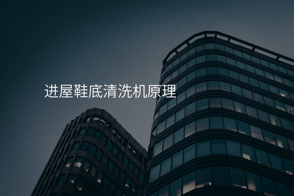 进屋鞋底清洗机原理