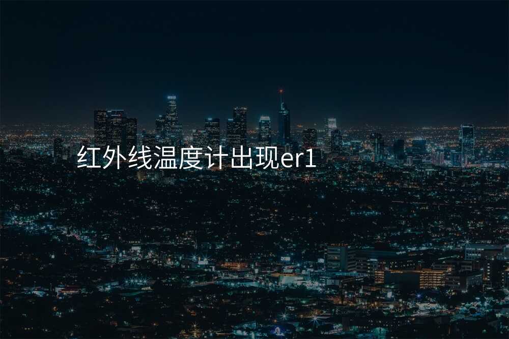 红外线温度计出现er1
