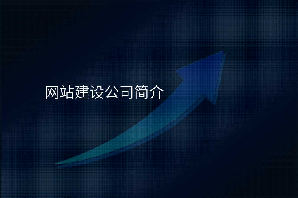 网站建设公司简介