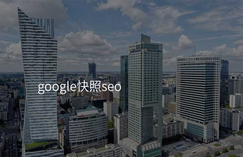 google快照seo