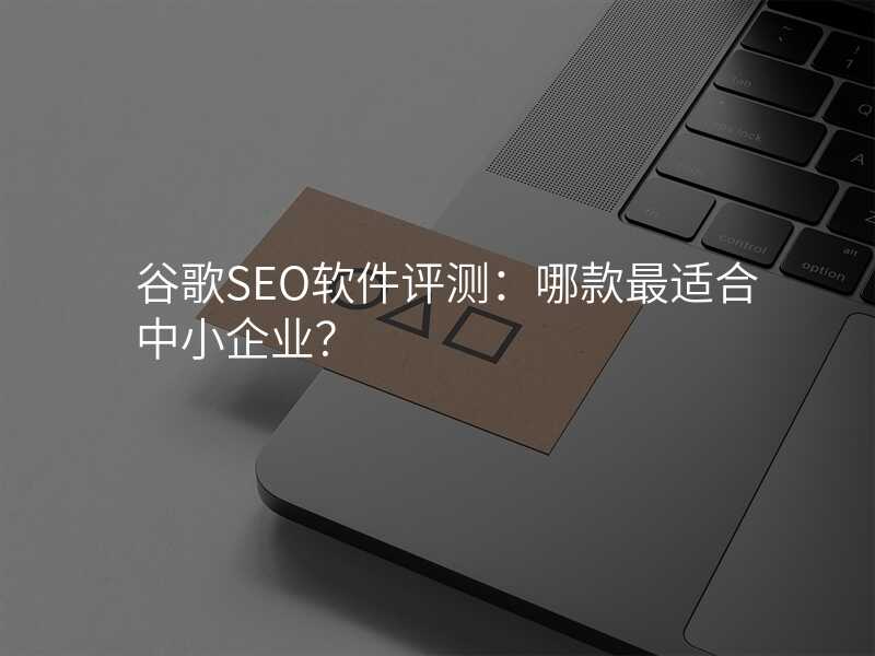 谷歌SEO软件评测:哪款最适合中小企业?