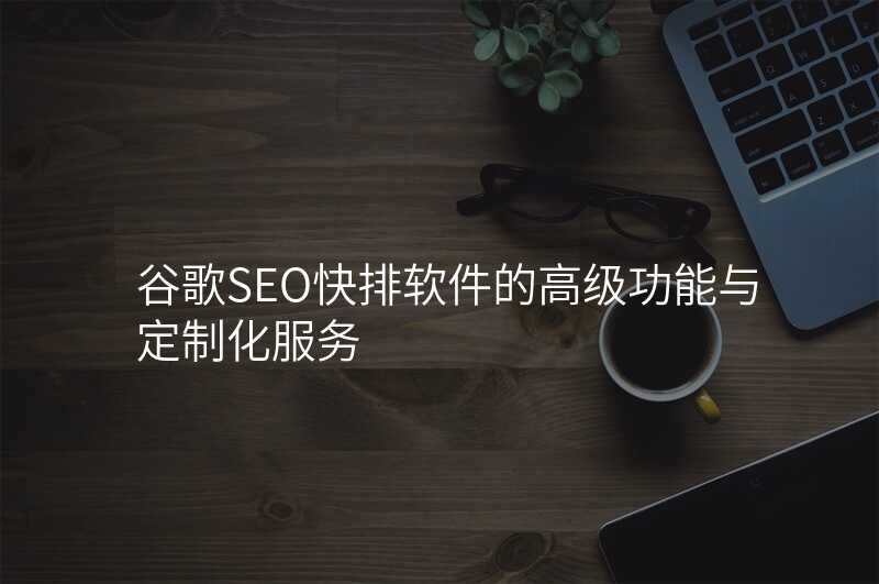 谷歌SEO快排软件的高级功能与定制化服务