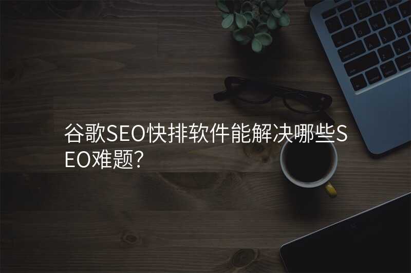 谷歌SEO快排软件能解决哪些SEO难题?