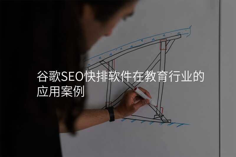 谷歌SEO快排软件在教育行业的应用案例