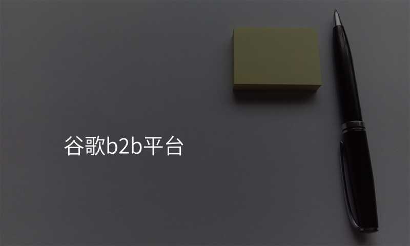 谷歌b2b平台