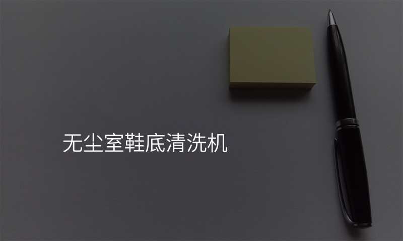 无尘室鞋底清洗机