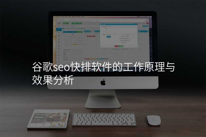 谷歌seo快排软件的工作原理与效果分析