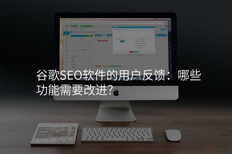 谷歌SEO软件的用户反馈:哪些功能需要改进?