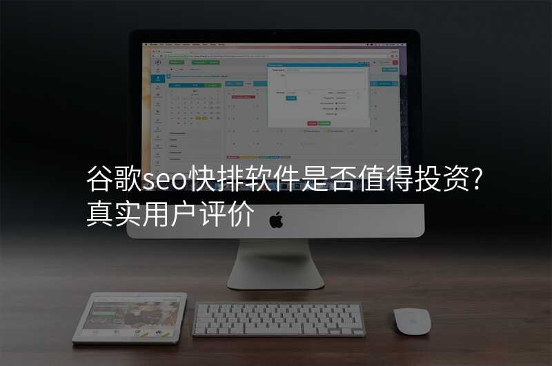谷歌seo快排软件是否值得投资?真实用户评价