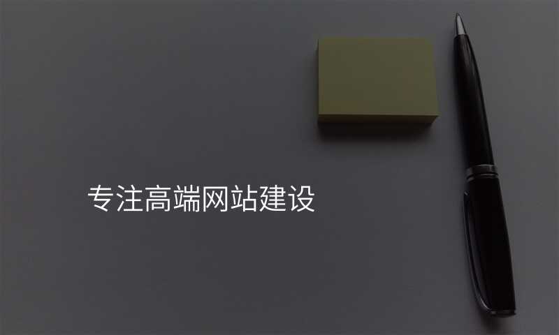 专注高端网站建设