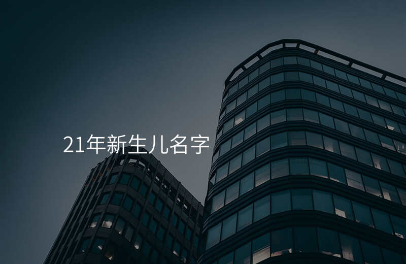 21年新生儿名字