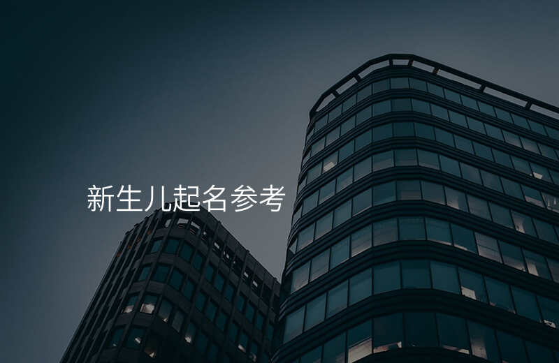 新生儿起名参考