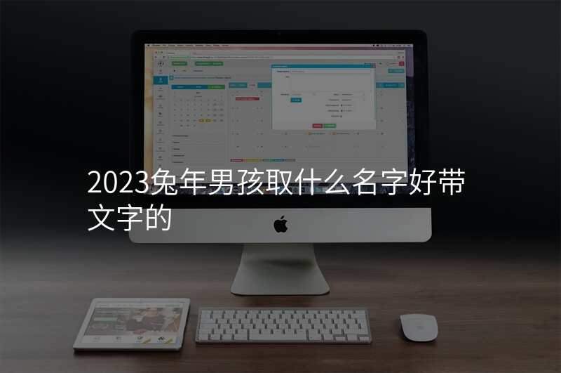 2023兔年男孩取什么名字好带文字的