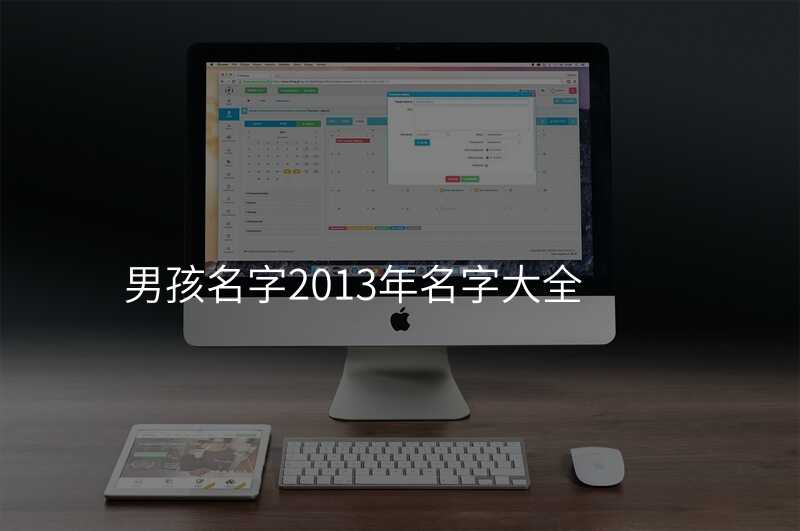 男孩名字2013年名字大全