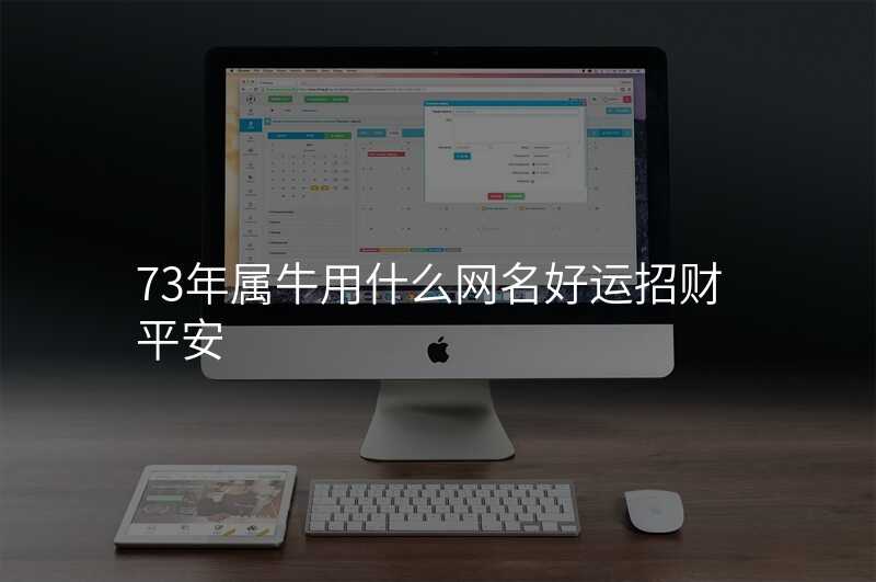 73年属牛用什么网名好运招财平安