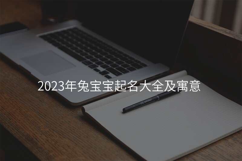 2023年兔宝宝起名大全及寓意