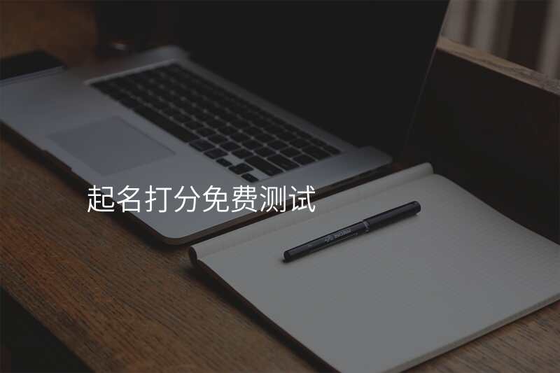 起名打分免费测试