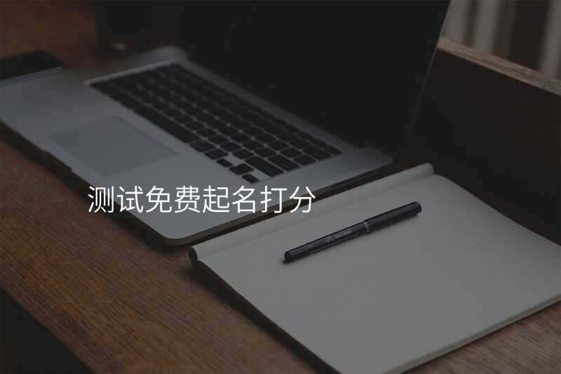 测试免费起名打分