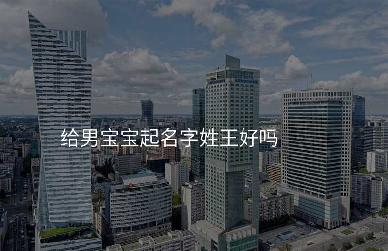 给男宝宝起名字姓王好吗