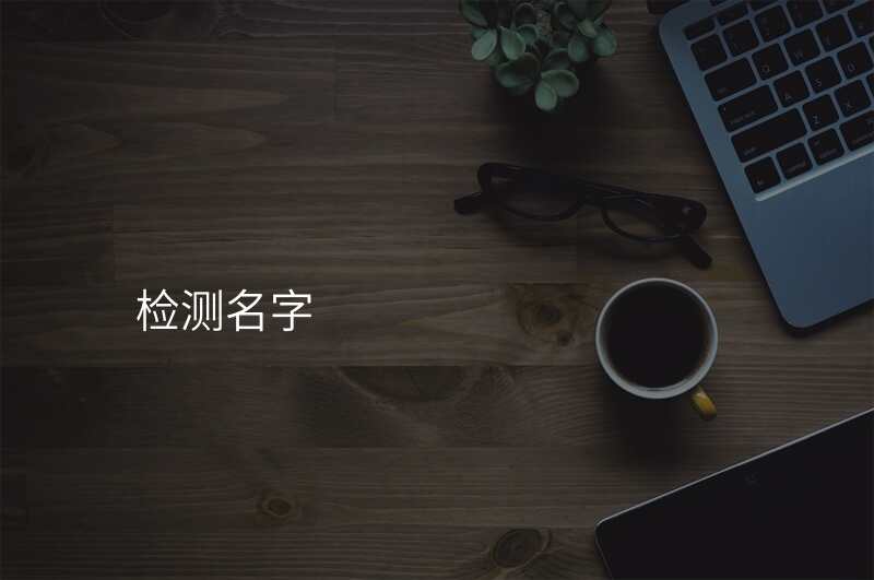 检测名字