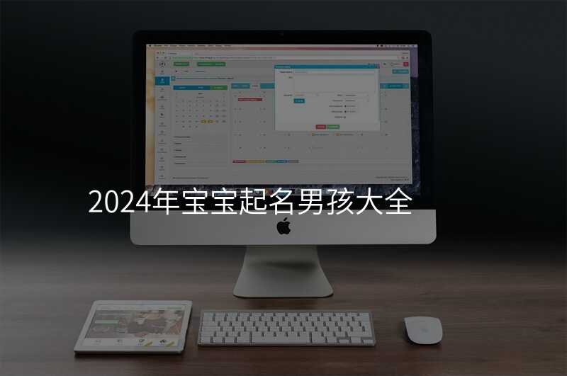 2024年宝宝起名男孩大全