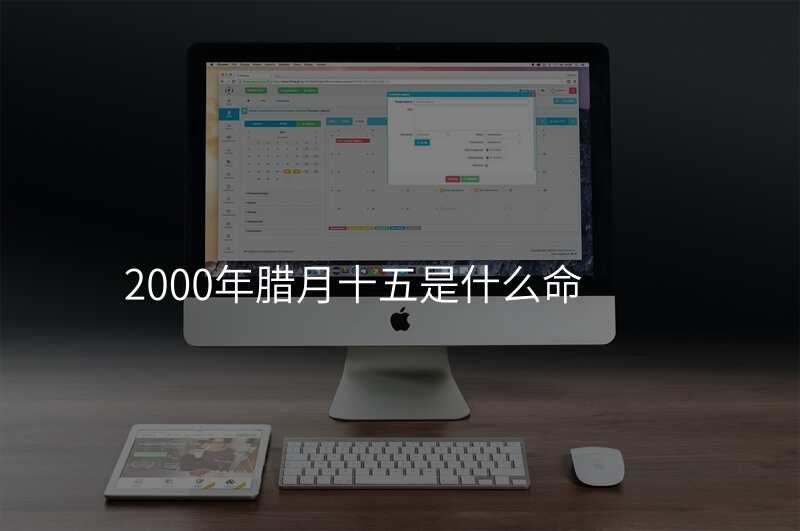 2000年腊月十五是什么命