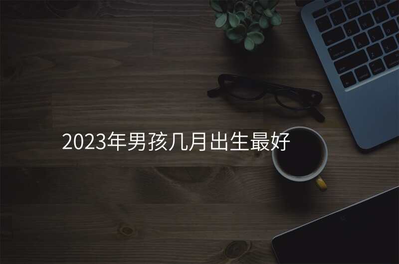 2023年男孩几月出生最好