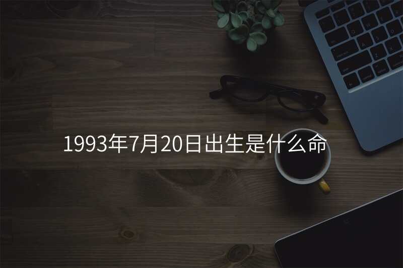 1993年7月20日出生是什么命