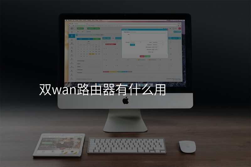 双wan路由器有什么用