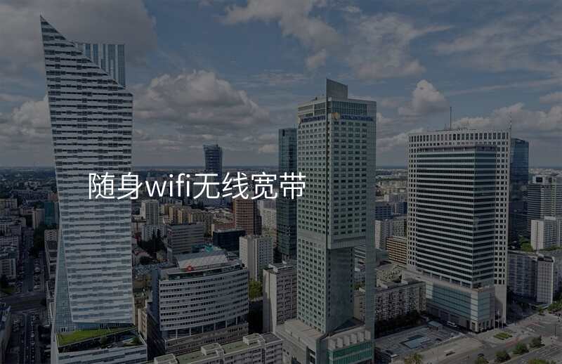 随身wifi无线宽带