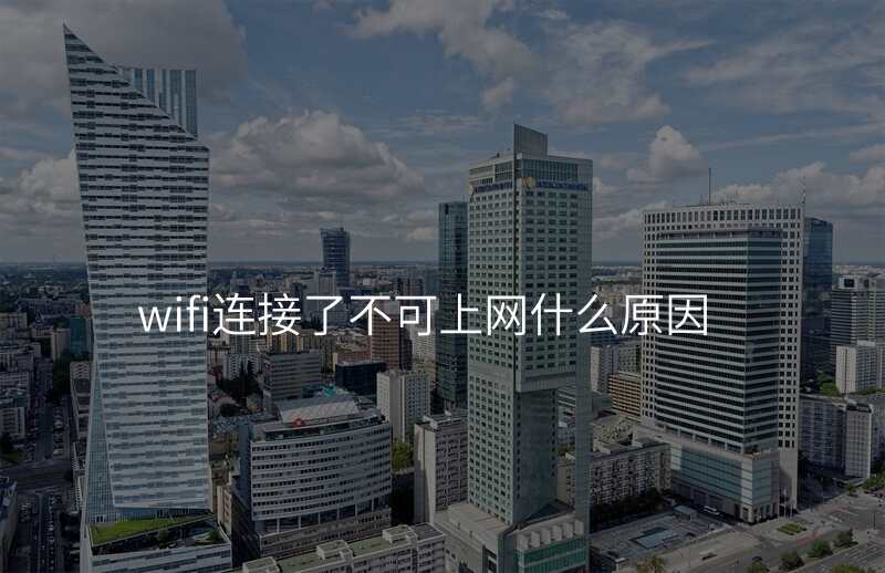 wifi连接了不可上网什么原因