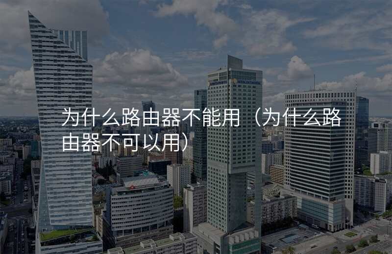 为什么路由器不能用(为什么路由器不可以用)