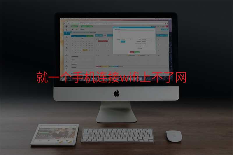 就一个手机连接wifi上不了网
