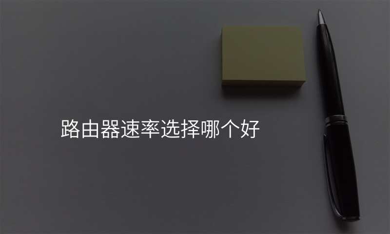 路由器速率选择哪个好