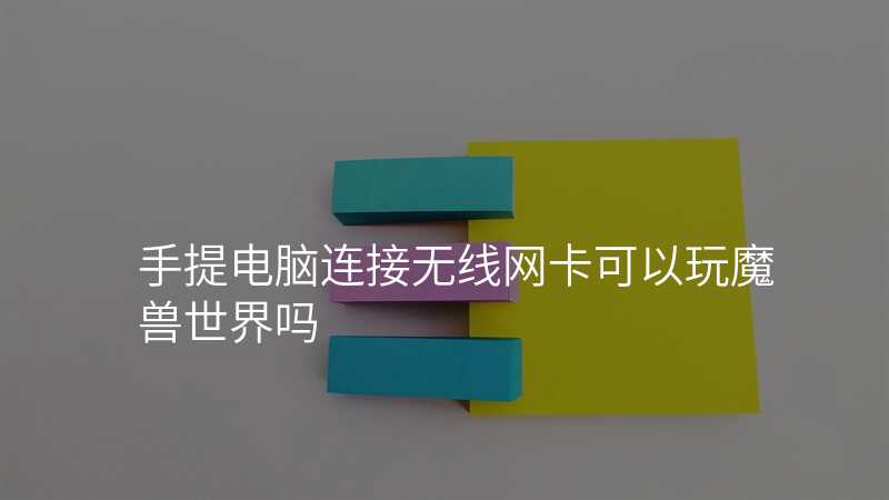 手提电脑连接无线网卡可以玩魔兽世界吗
