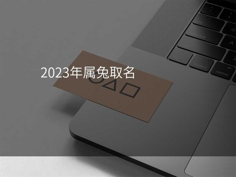 2023年属兔取名
