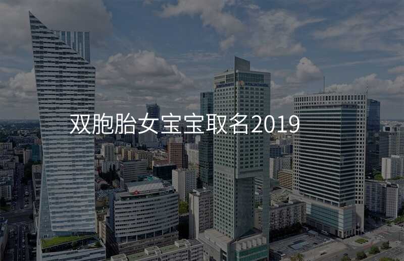 双胞胎女宝宝取名2019