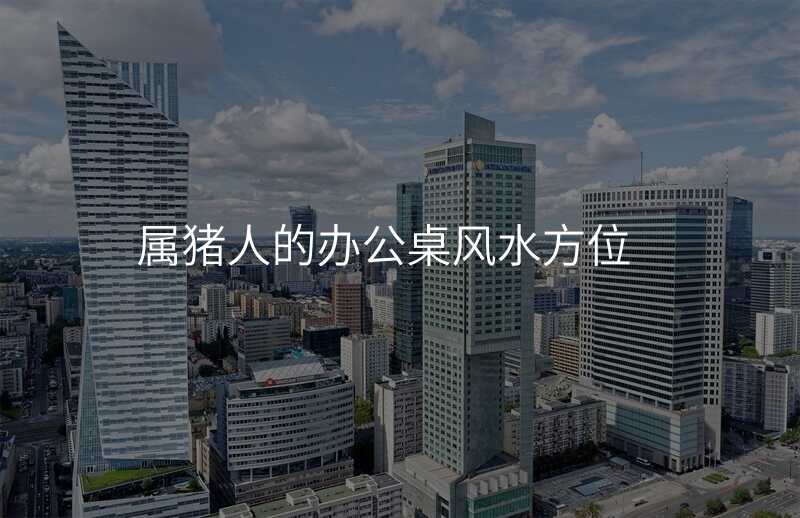 属猪人的办公桌风水方位