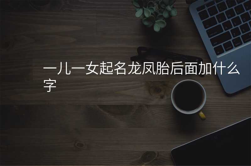 一儿一女起名龙凤胎后面加什么字