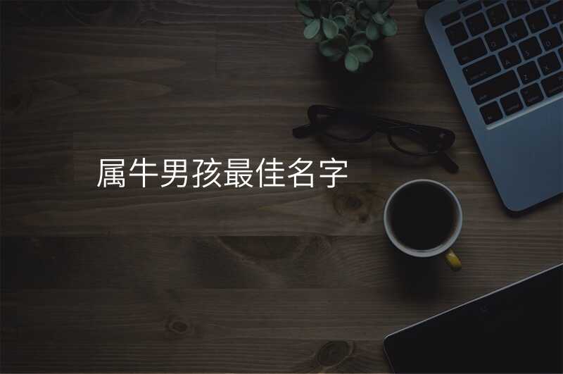 属牛男孩最佳名字