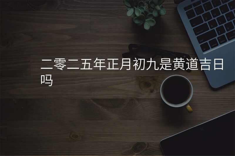 二零二五年正月初九是黄道吉日吗